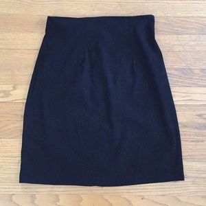 High Waist Suede Skirt